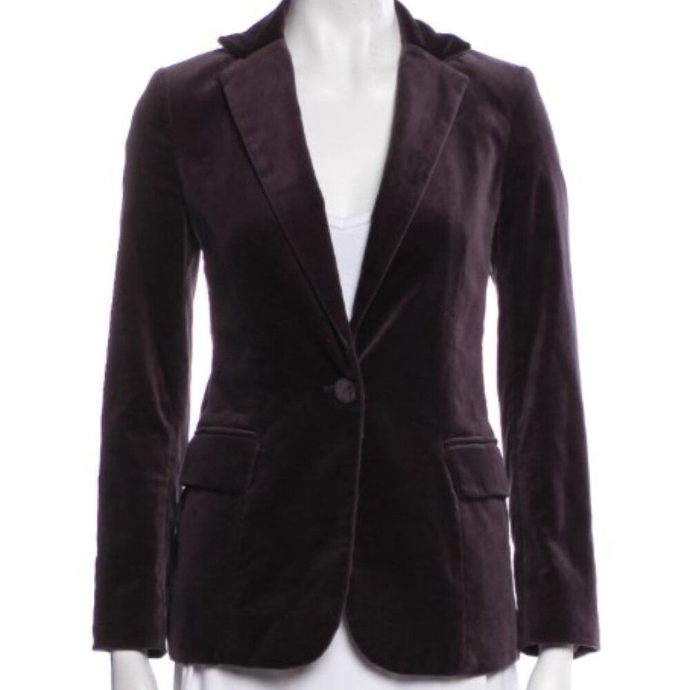 Frame Velvet Blazer